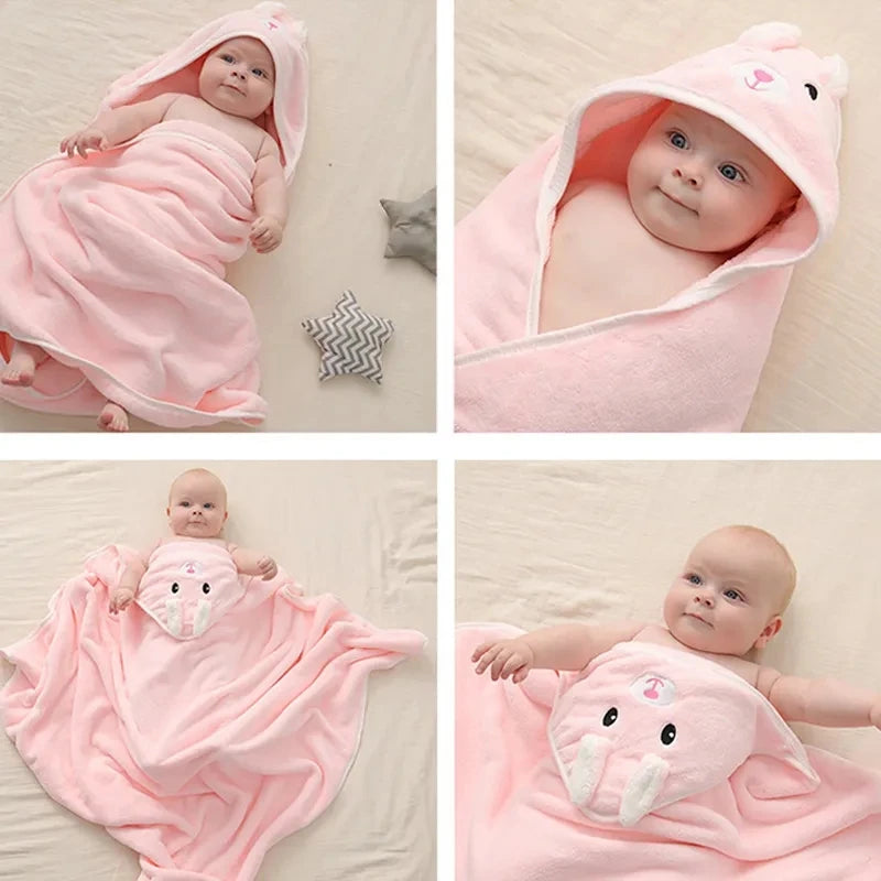 Newborn Hooded Bathrobe